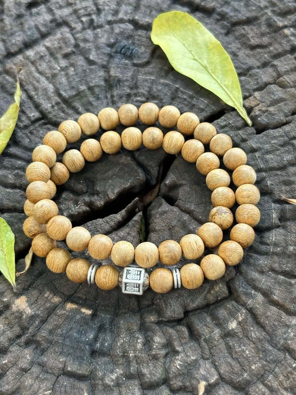 8mm Agarwood Bracelet- Bracelet and Necklace 2 in 1- For Men and Women - Gifts