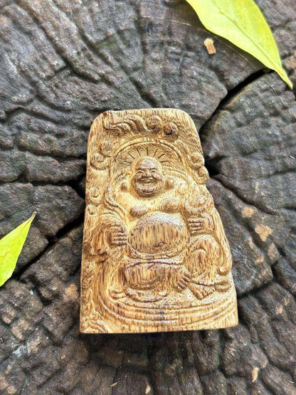 Buddha Statue Cambodia Agarwood- Decorate- Completely hand-carved by Fujian-Chinese artisans