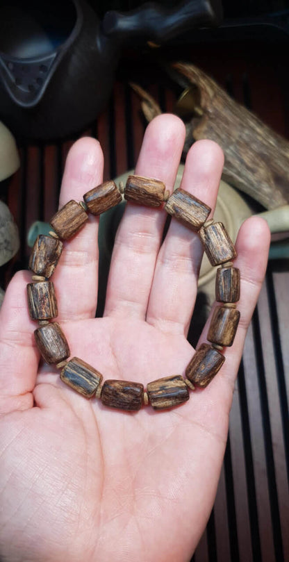 Wild Brunei Agarwood Bracelet - Unique Design- Stylish- Gifts