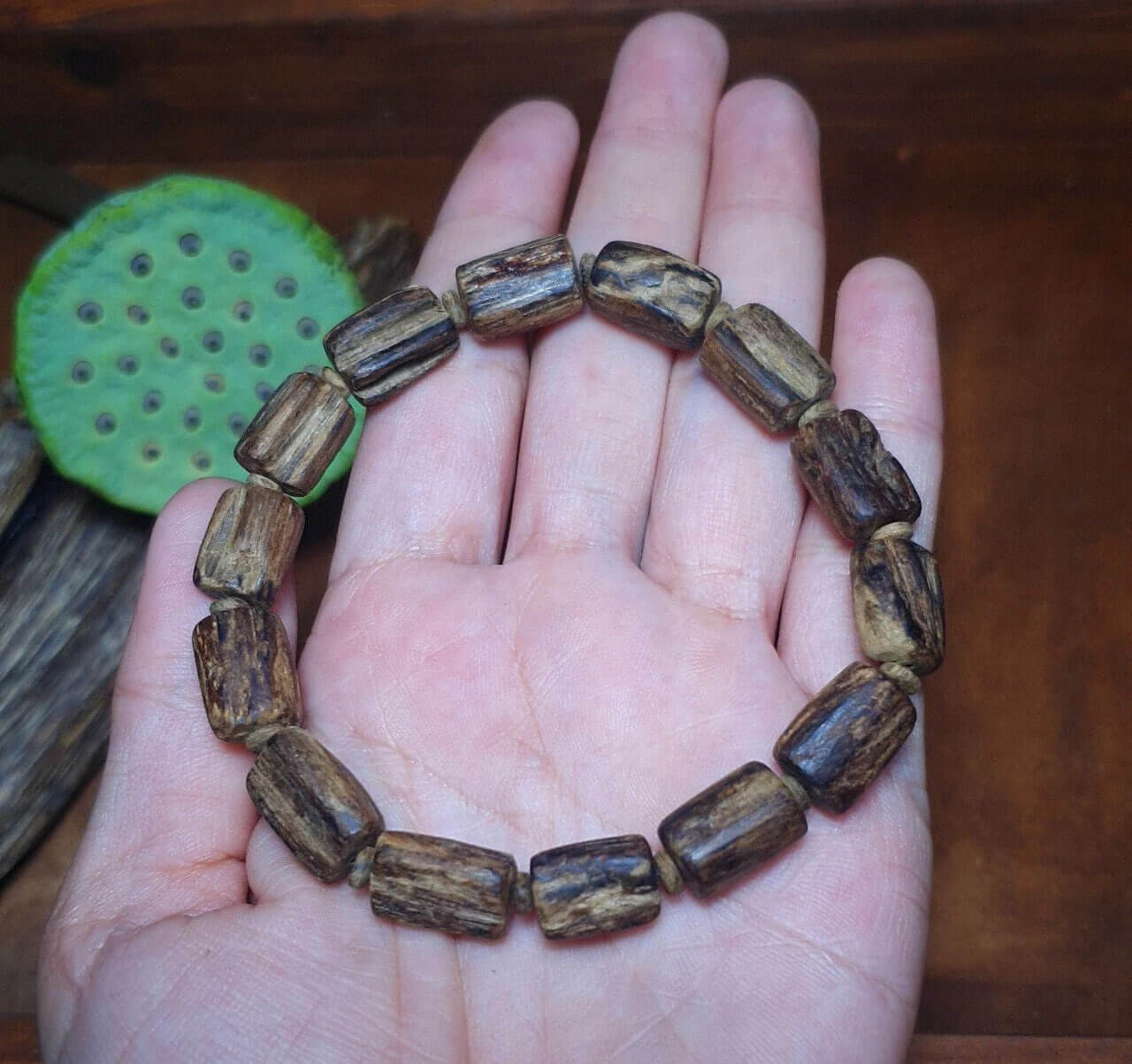 Wild Brunei Agarwood Bracelet - Unique Design- Stylish- Gifts